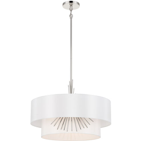 Gramercy 3 Light 21.88 inch Polished Nickel Pendant Ceiling Light