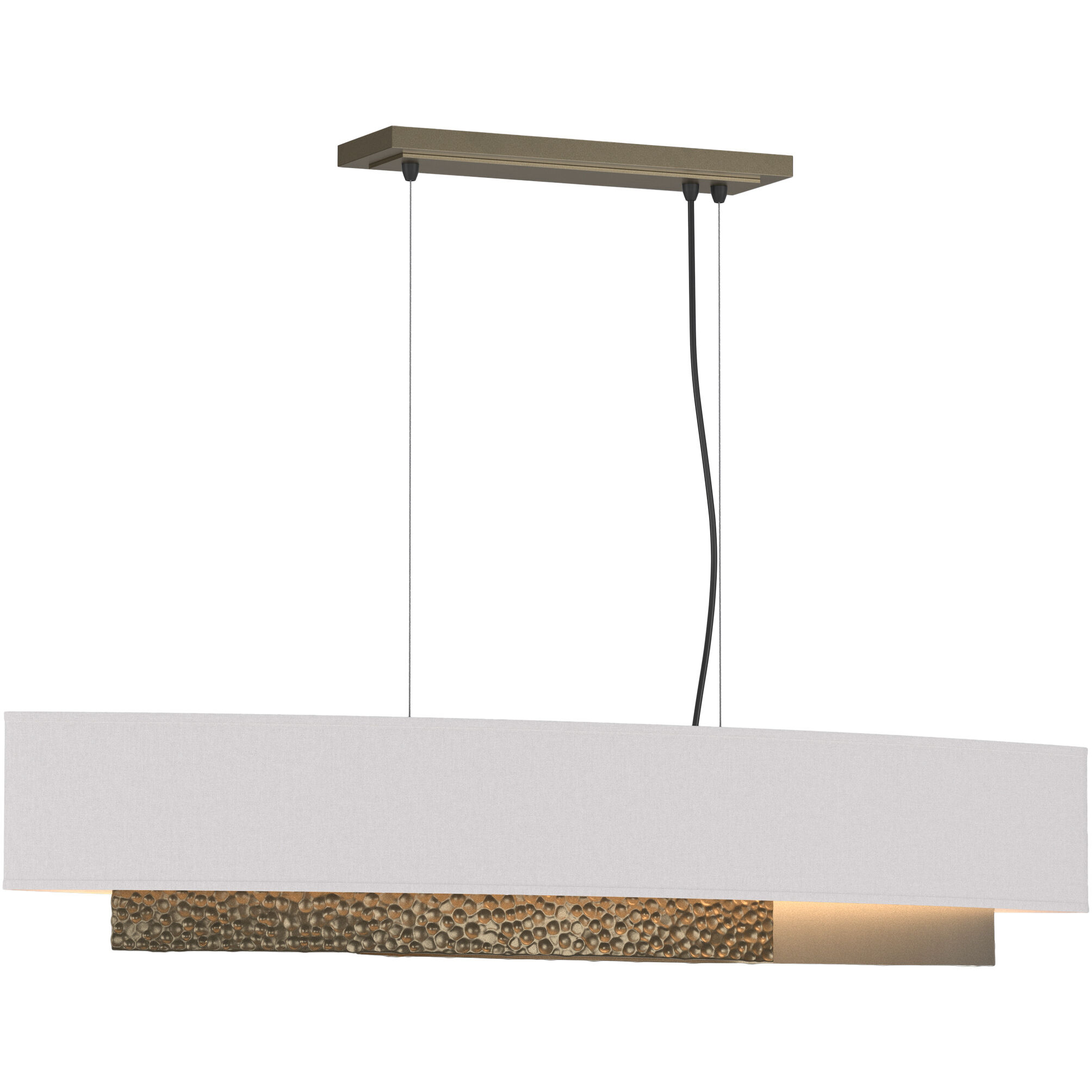 Oceanus 4 Light 42 inch Soft Gold Pendant Ceiling Light in Flax