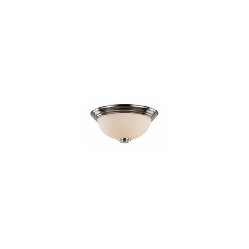 Signature 2 Light 13 inch Rubbed Oil Bronze Flushmount Ceiling Light