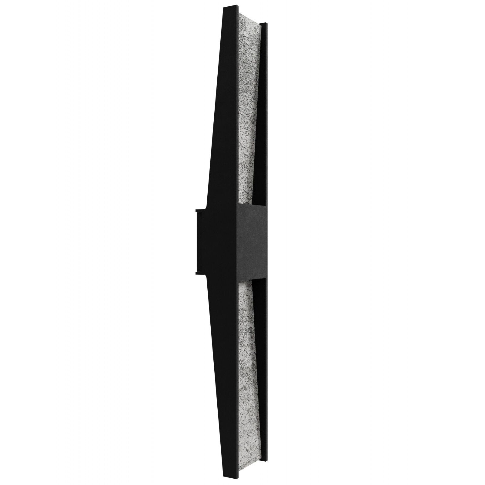 Outdoor New LED 36 inch Black Outdoor Sconce