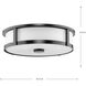 Gilliam LED 16.12 inch Matte Black Flush Mount Ceiling Light