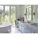 Grace LED 5 inch Textured Heritage Brass Bath Light Wall Light