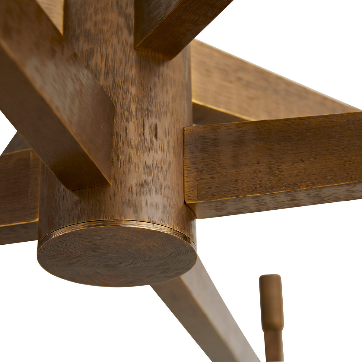 Griff 8 Light 39 inch Antique Brass and English Bronze Chandelier Ceiling Light