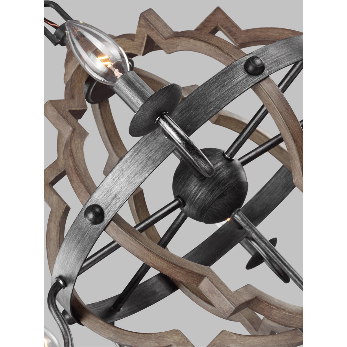 Socorro 6 Light 26 inch Stardust Chandelier Ceiling Light