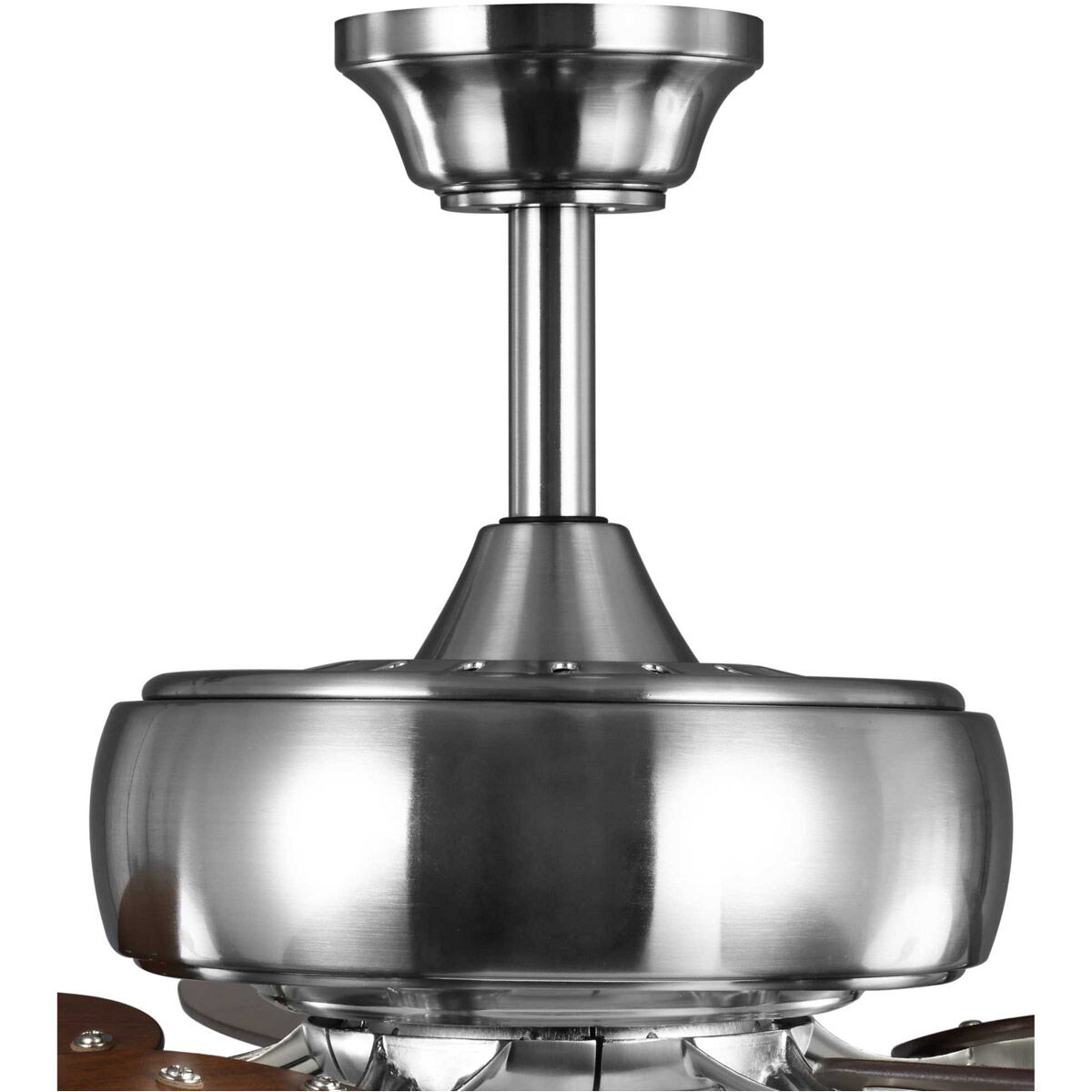 Edgefield 52 inch Brushed Nickel with Cherry/American Walnut Blades Ceiling Fan