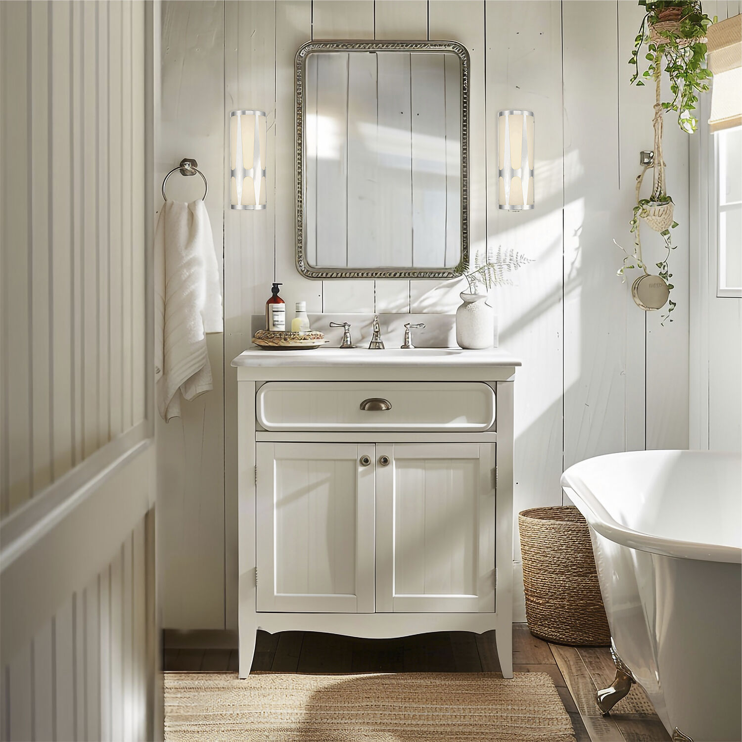 Royston Sconce Wall Light in Polished Chrome