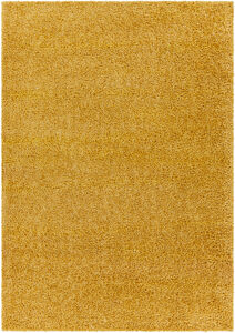 Deluxe Shag 87 X 63 inch Camel Rug, Rectangle