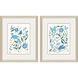 Florals Collection Champagne Gold Framed Art