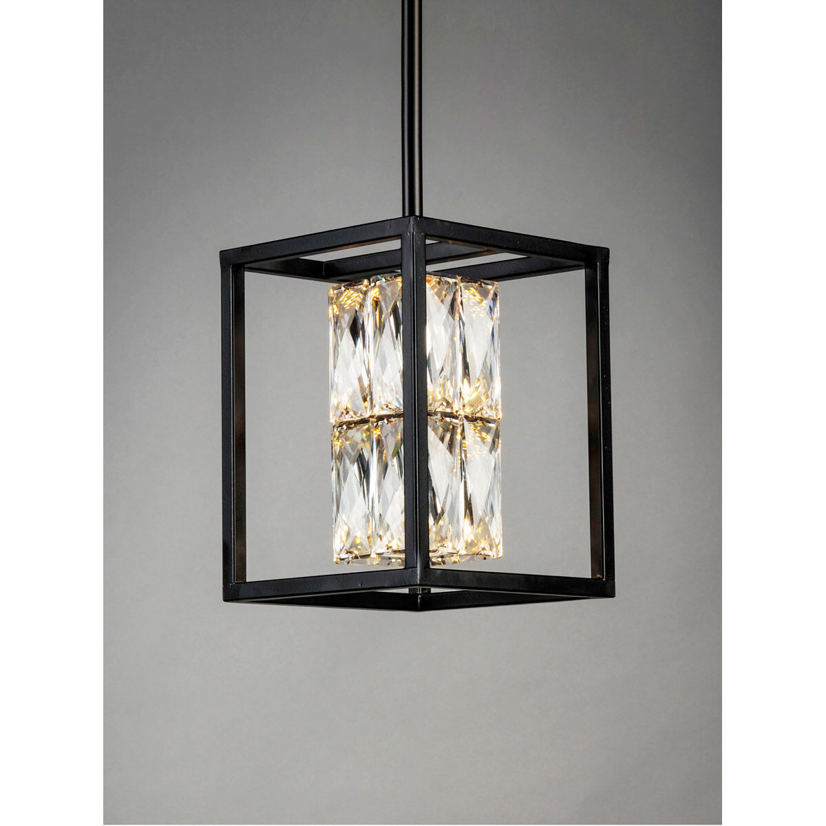 Zephyr LED 6 inch Black Mini Pendant Ceiling Light