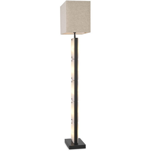 Ortiz 68.11 inch 40.00 watt Bronze Highlight with Alabaster Floor Lamp Portable Light