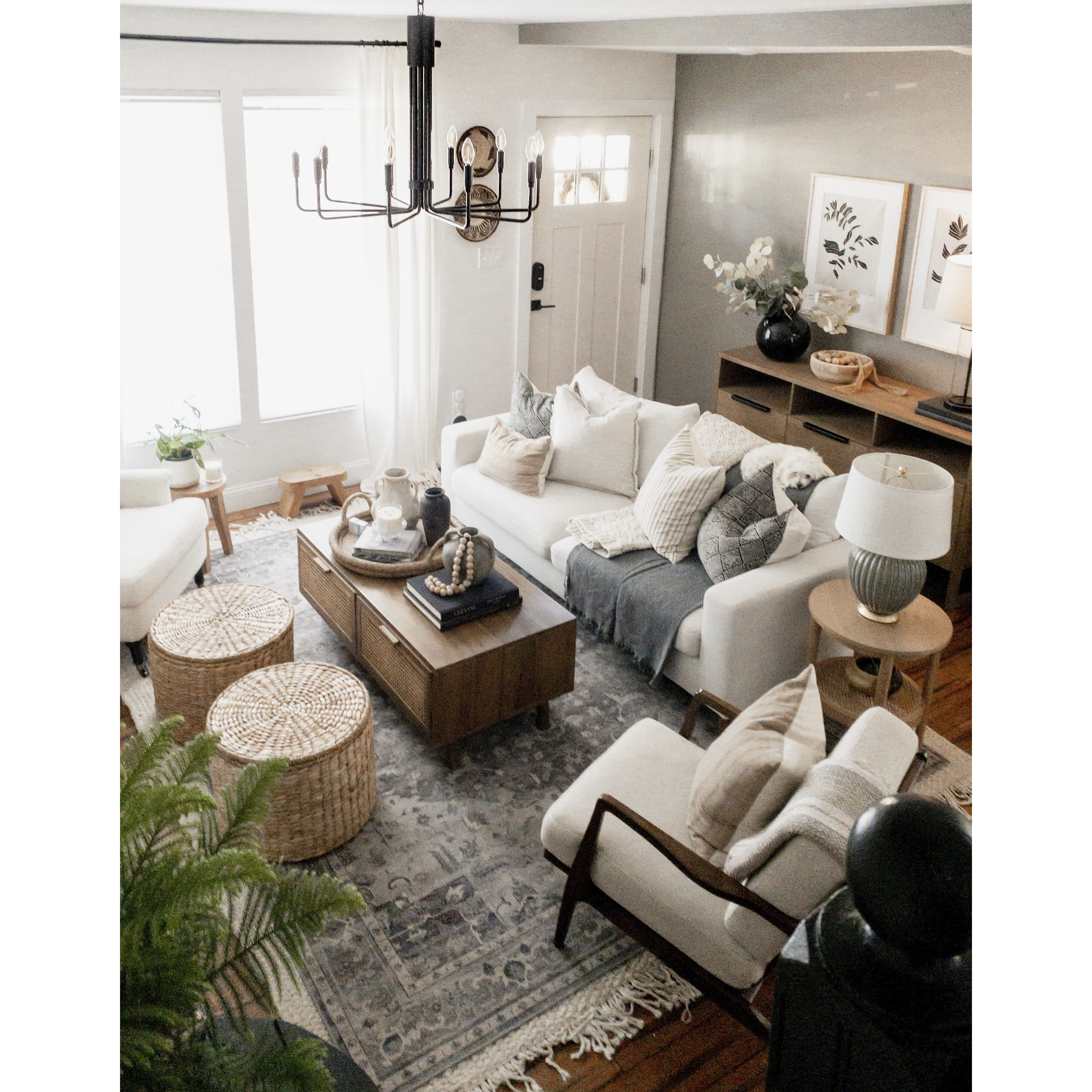 Brigitte 10 Light 32 inch Old Bronze Pendant Ceiling Light