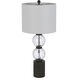 Mystic 35 inch 150.00 watt Dark Oak Lamp Set Portable Light