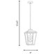 Drew & Jonathan Kennewick 2 Light 9 inch Antique Bronze Outdoor Pendant Lantern, Medium
