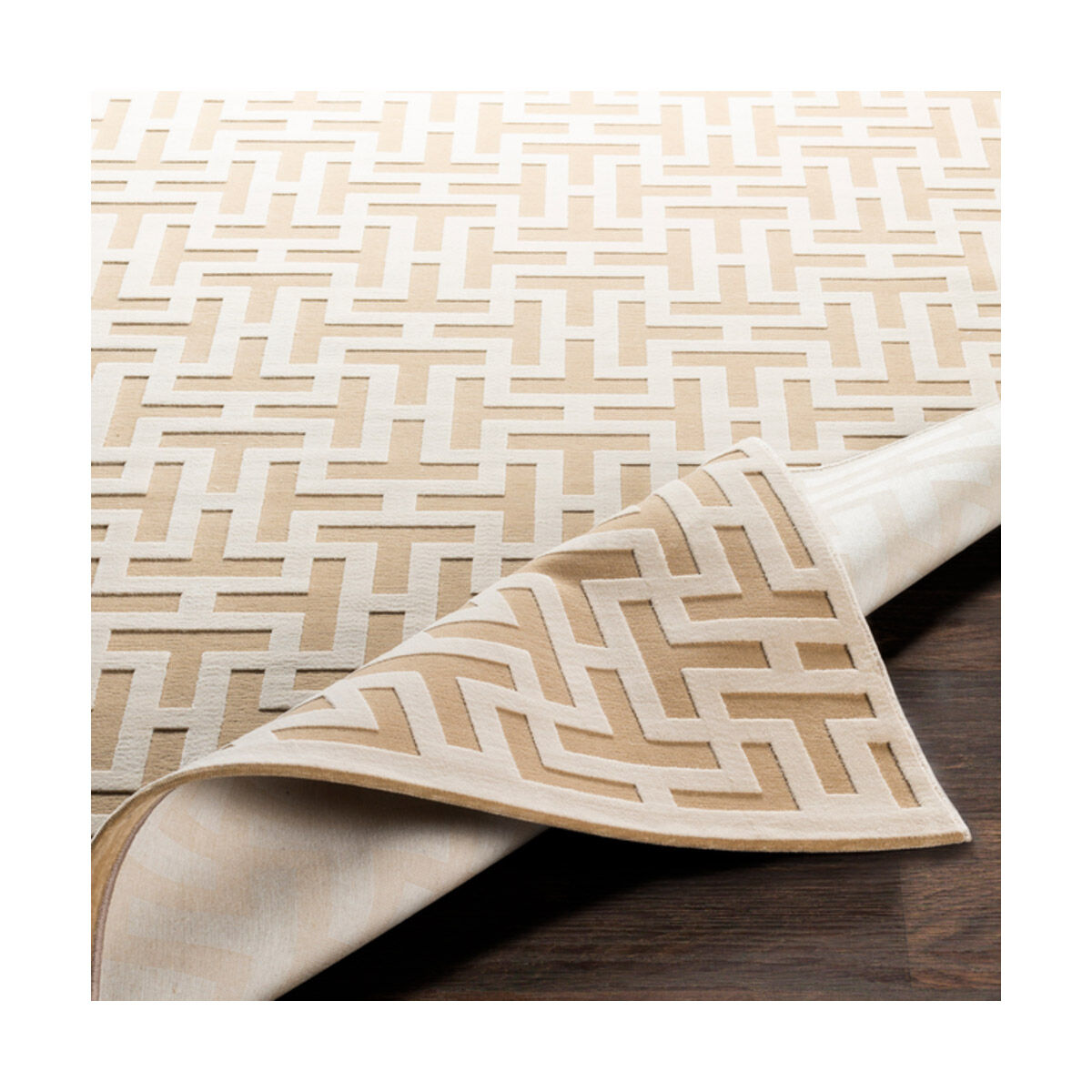 Aesop 144 X 108 inch Beige/Khaki Rugs, Rectangle