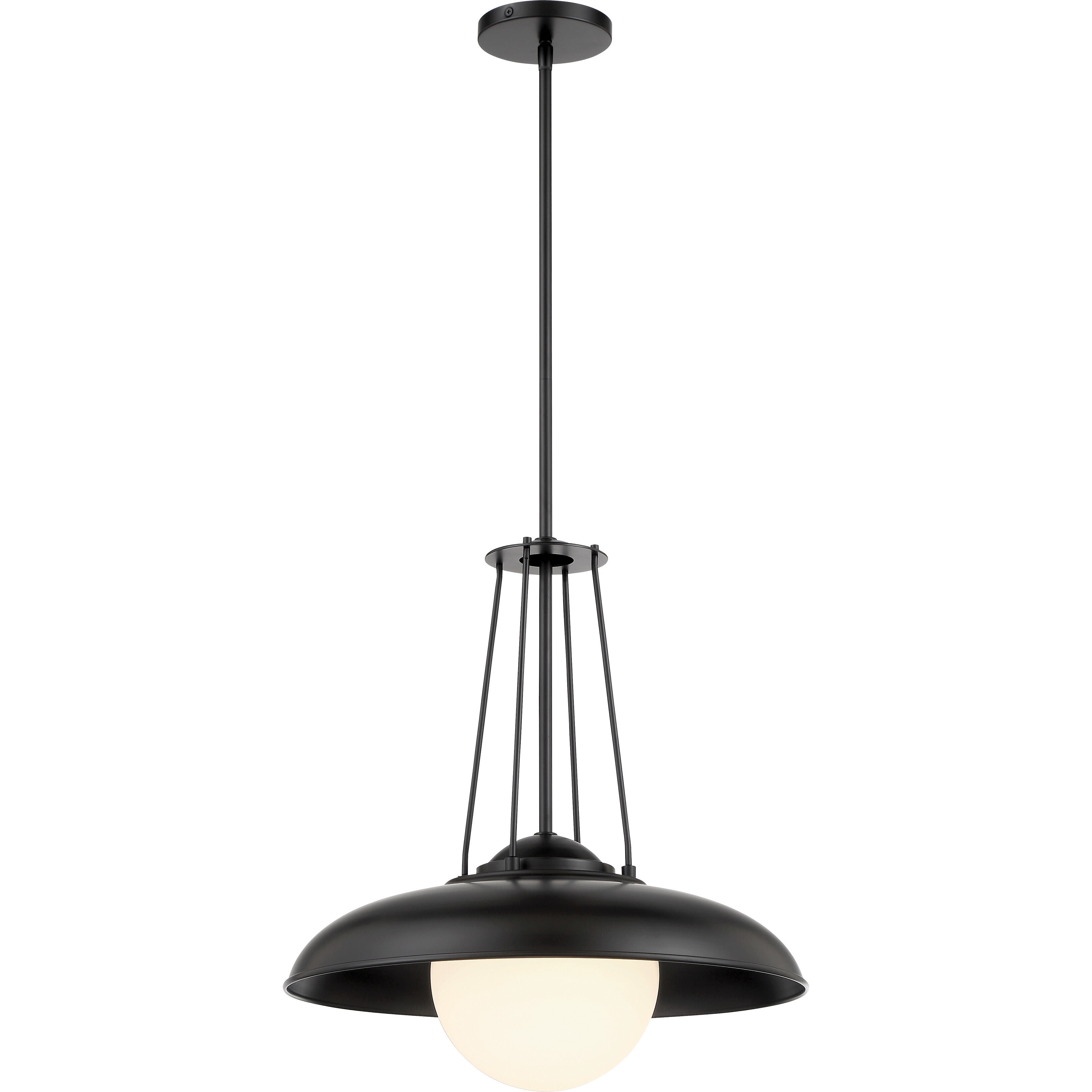 Schooner Ridge 1 Light 18.13 inch Coal Pendant Ceiling Light
