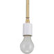 Markor 1 Light 1.63 inch Satin Brass Pendant Ceiling Light
