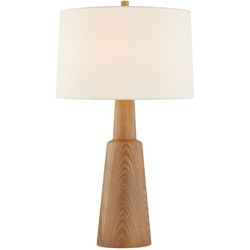 Dennis 30.5 inch 15 watt Aged Brass Table Lamp Portable Light