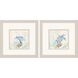 Animals Collection Distressed Whitewash Framed Art