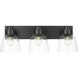 Remy Vanity Wall Light in Matte Black