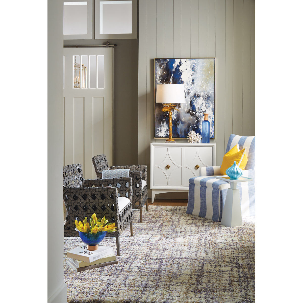 Wildwood 4 Light 17 inch Antique Silver Leaf Chandelier Ceiling Light