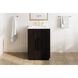 Chase 24 X 34 inch Chocolate Oak Bathroom Vanity Cabinet