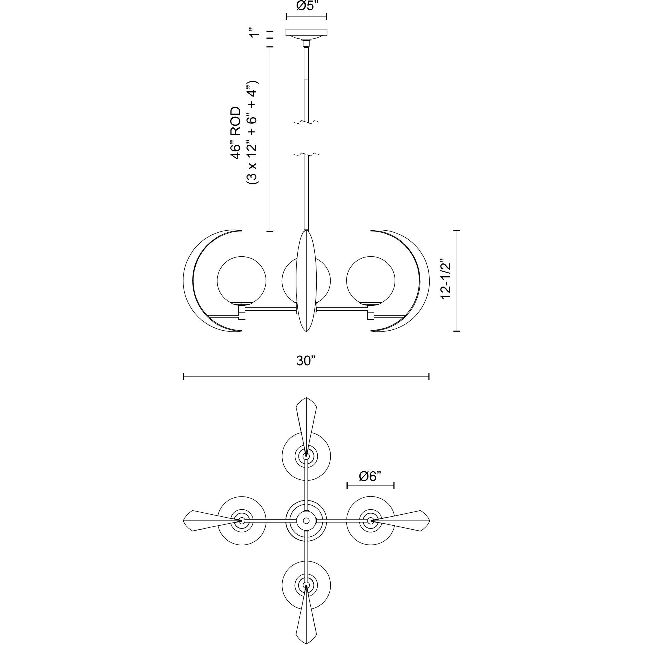 Celeste 4 Light 30 inch Vintage Brass Chandelier Ceiling Light