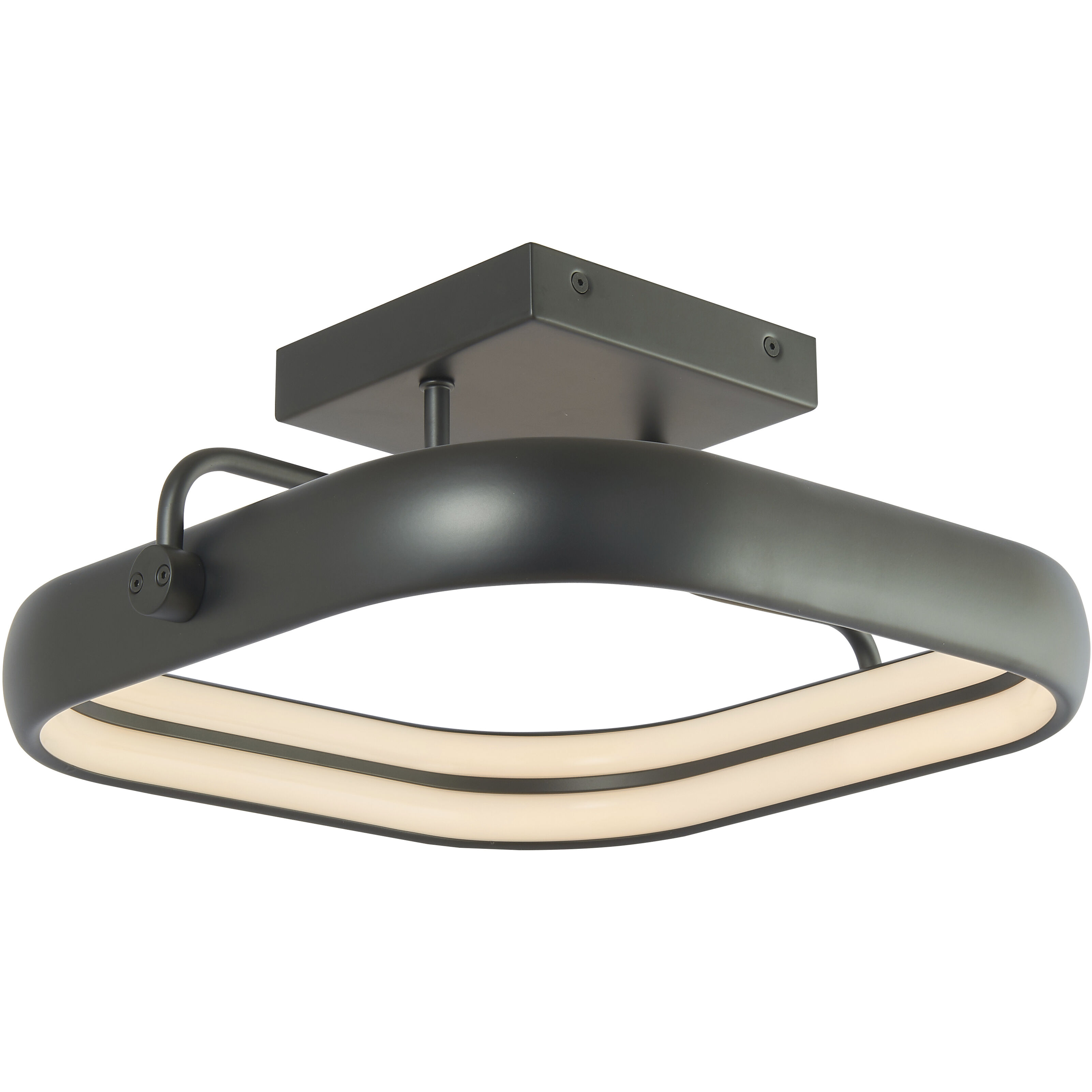 Rave LED 14 inch Matte Black Flush Mount Ceiling Light