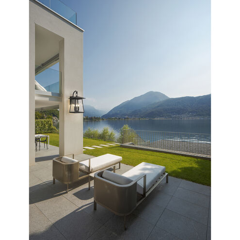 Rainer Outdoor Wall Light in Black, G9