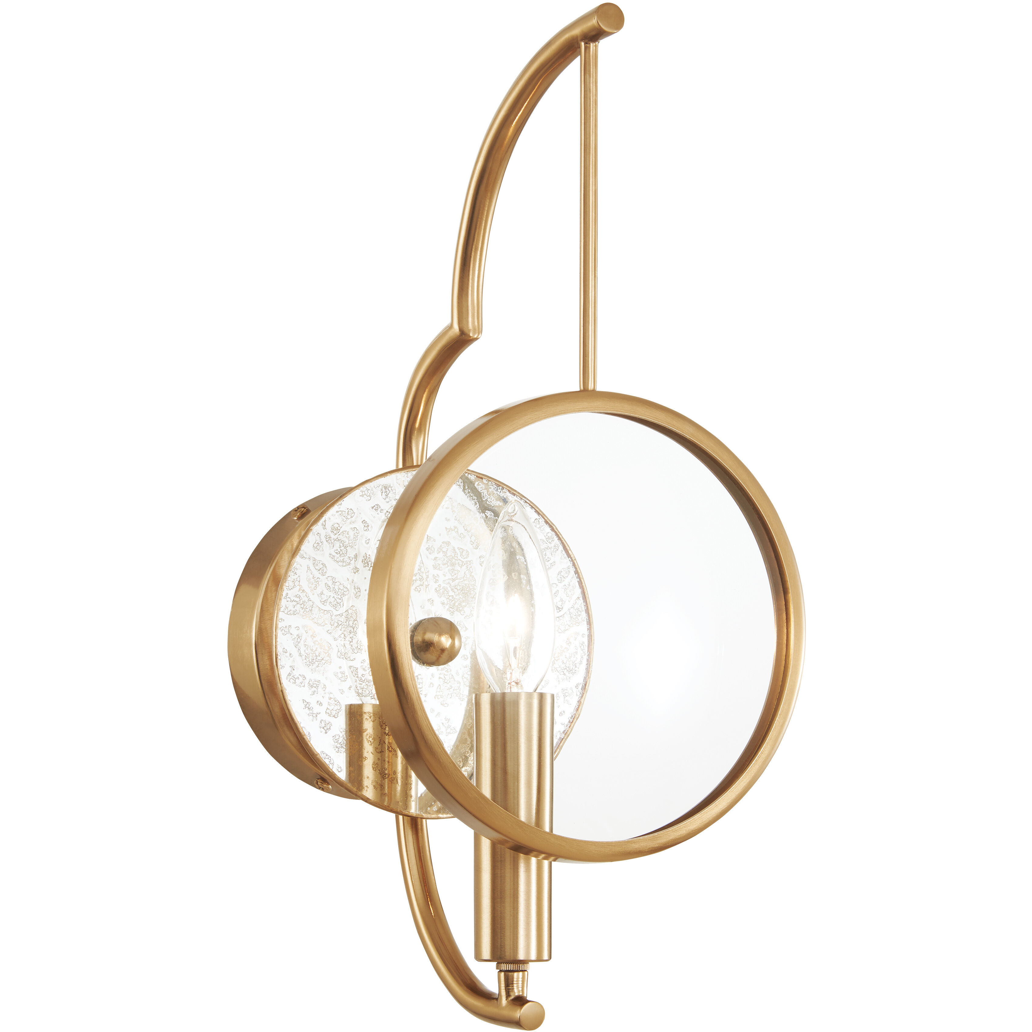 Into Focus 1 Light 7 inch Artisan Brass Wall Sconce Wall Light