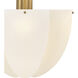 Becca 8 Light 18 inch Heritage Brass Pendant Ceiling Light