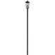 Gannon 3 Light 144.75 inch Black Outdoor Post Mounted Fixture