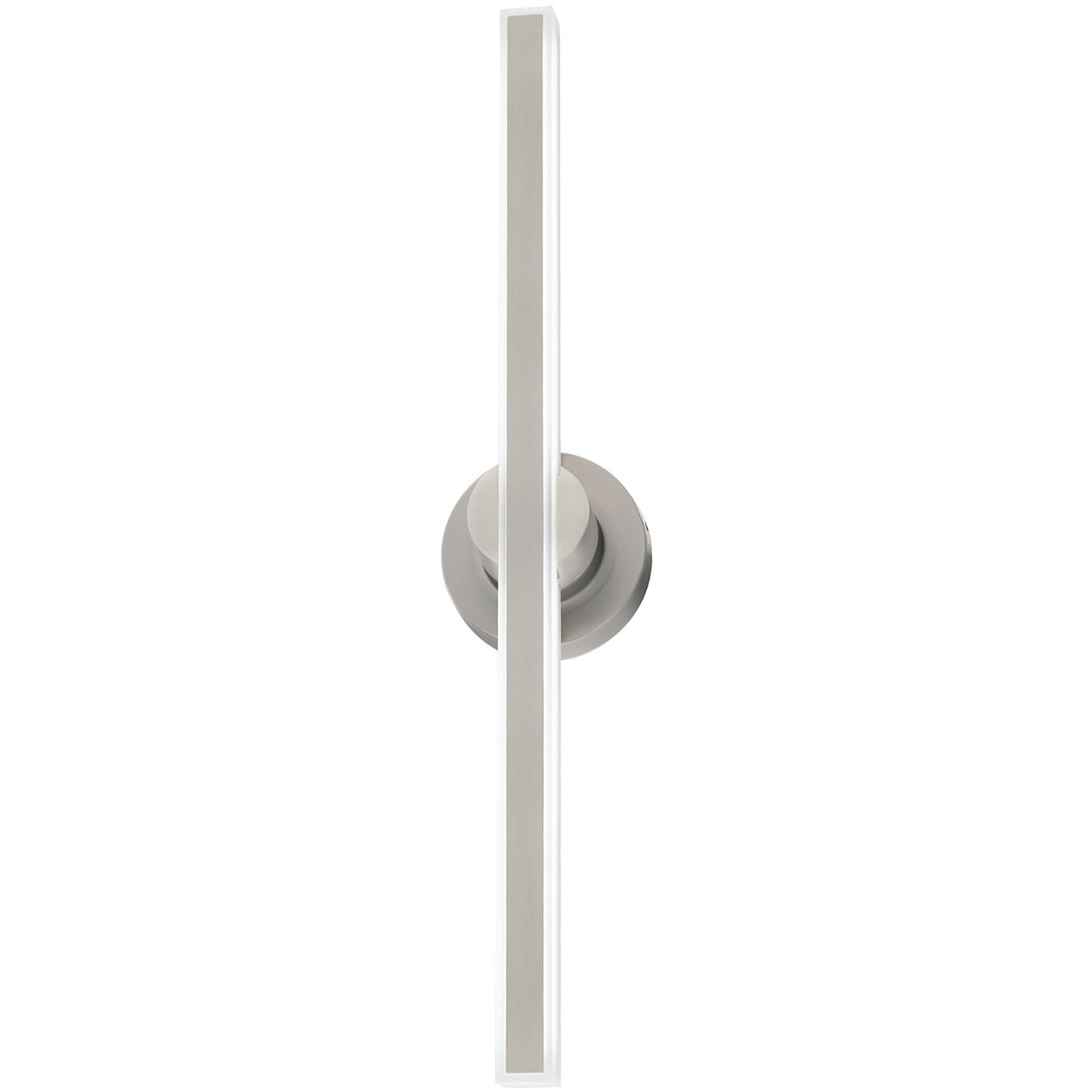 Bastone LED 26 inch Brushed Nickel Bath Vanity & Wall Light in 2700K, dweLED