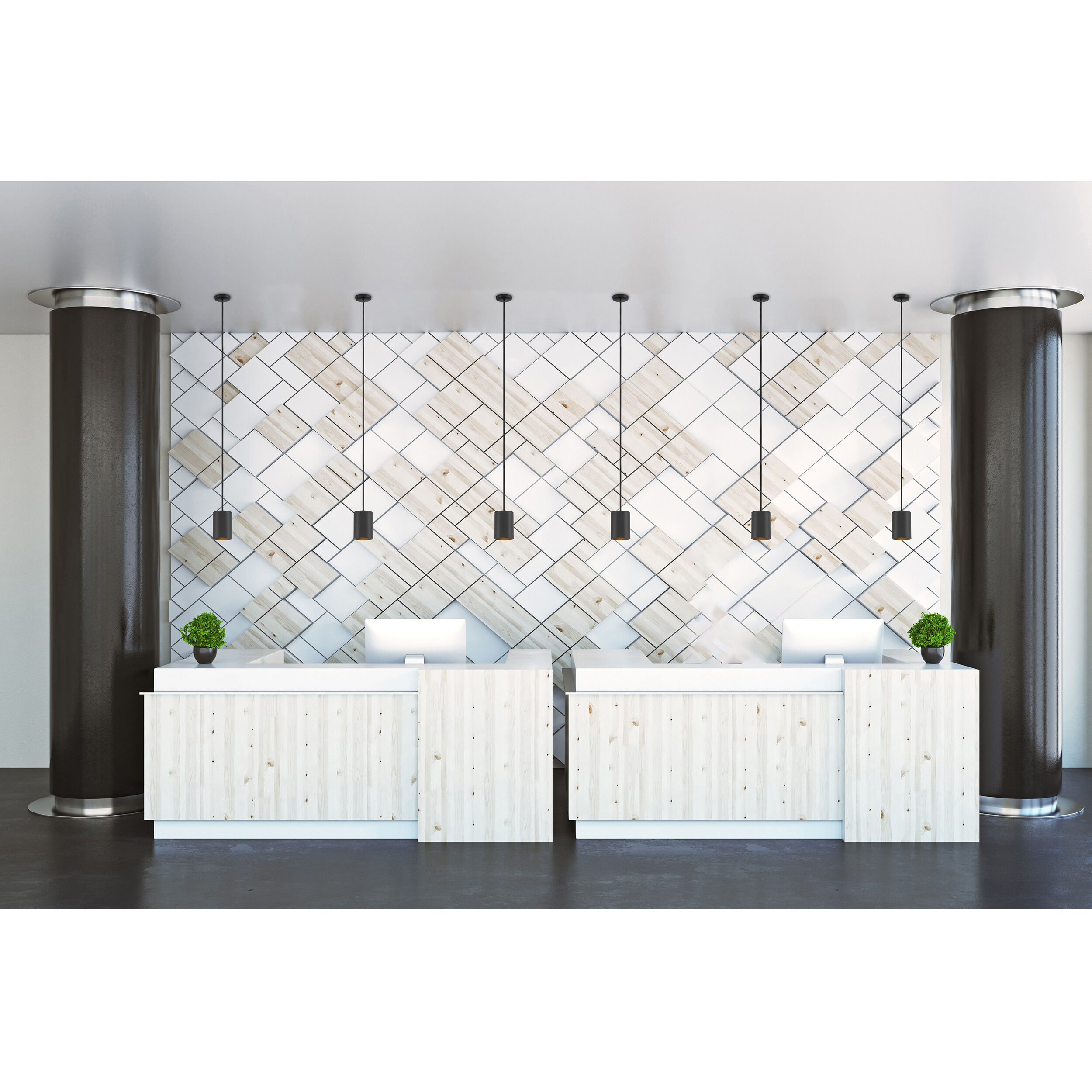 Pilson XL LED 6 inch Matte Black Pendant Ceiling Light