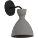 Aethera LED 8.63 inch Grey Cement Outdoor Wall Sconce