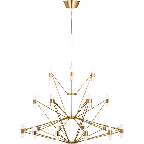 Sean Lavin Lassell 42 Light 46 inch Natural Brass Chandelier Ceiling Light