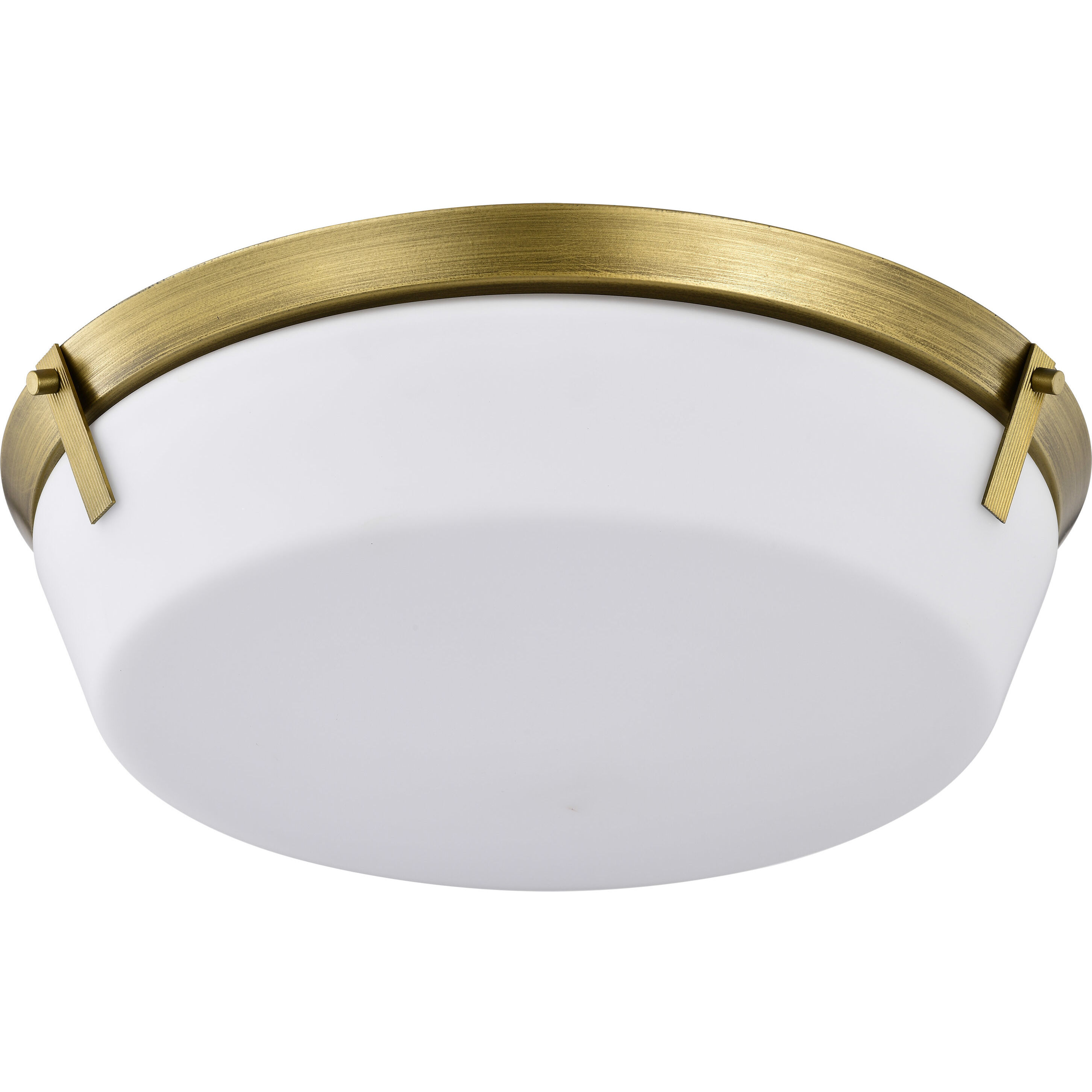 Rowen 4 Light 18.5 inch Natural Brass Flush Mount Ceiling Light