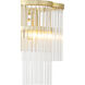 Azura 2 Light 12.13 inch Heirloom Brass Wall Sconce Wall Light