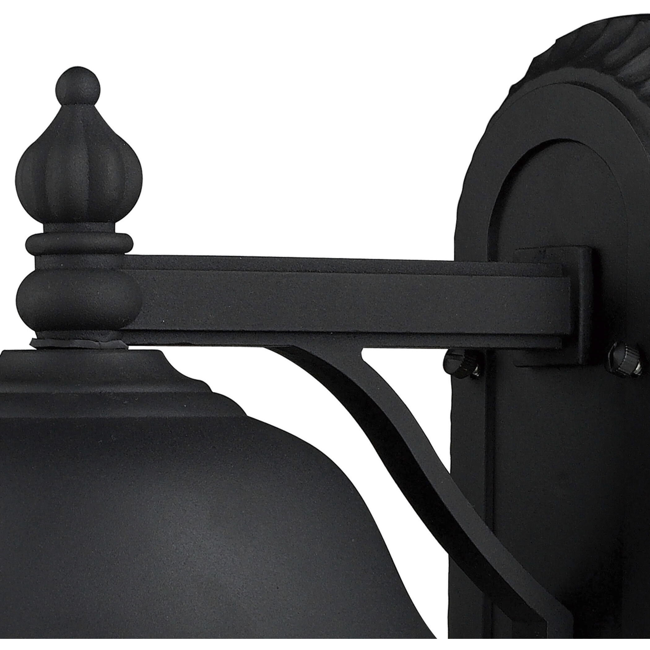 Lapuente LED 14 inch Matte Black Outdoor Wall Sconce