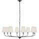 Amber Lewis Knox LED 42 inch Bronze Chandelier Ceiling Light
