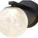 Forma LED 5.1 inch Black Wall Sconce Wall Light