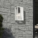 Forsyth 1 Light 11 inch Brushed Nickel with Black Finish Accents Outdoor Wall Lantern in Brushed Nickel & Black, Medium