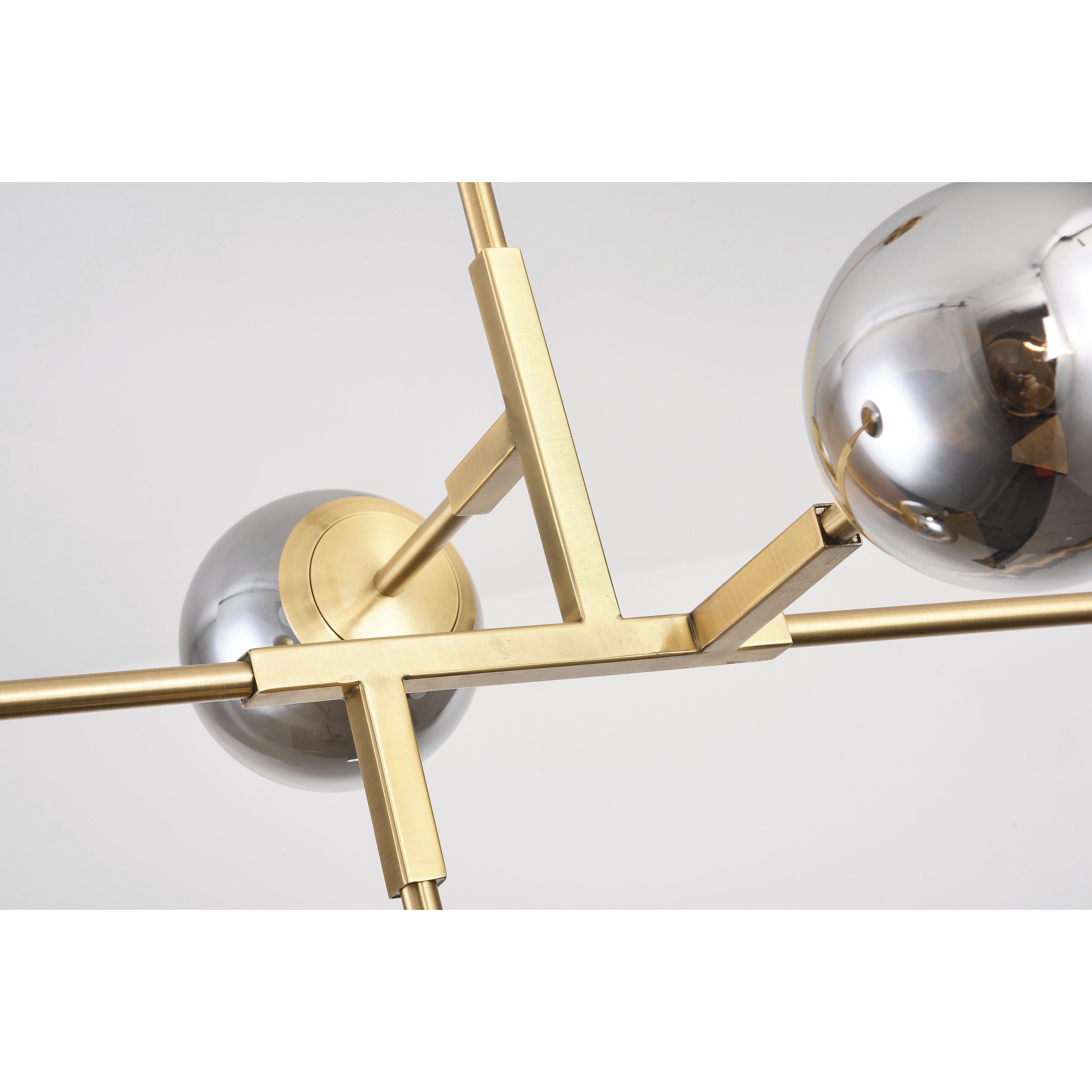 Canada 5 Light 20.8 inch Gold Chandelier Ceiling Light