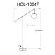Holly 106 inch 60.00 watt Matte Black Decorative Floor Lamp Portable Light