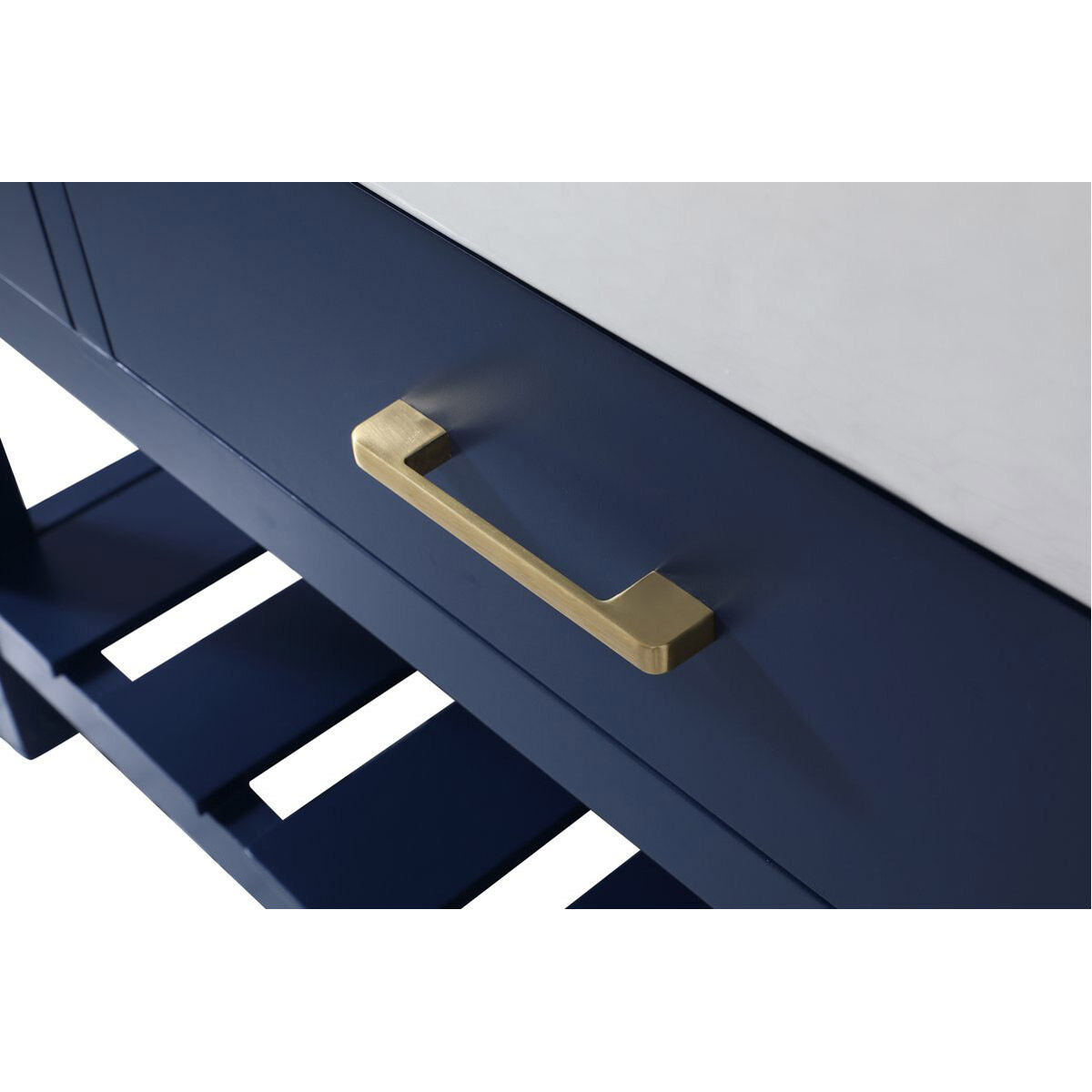 Clement 48 X 22 X 34 inch Blue Bathroom Vanity Cabinet