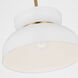 Drew & Jonathan Pemberton 1 Light 12 inch Matte White Pendant Ceiling Light