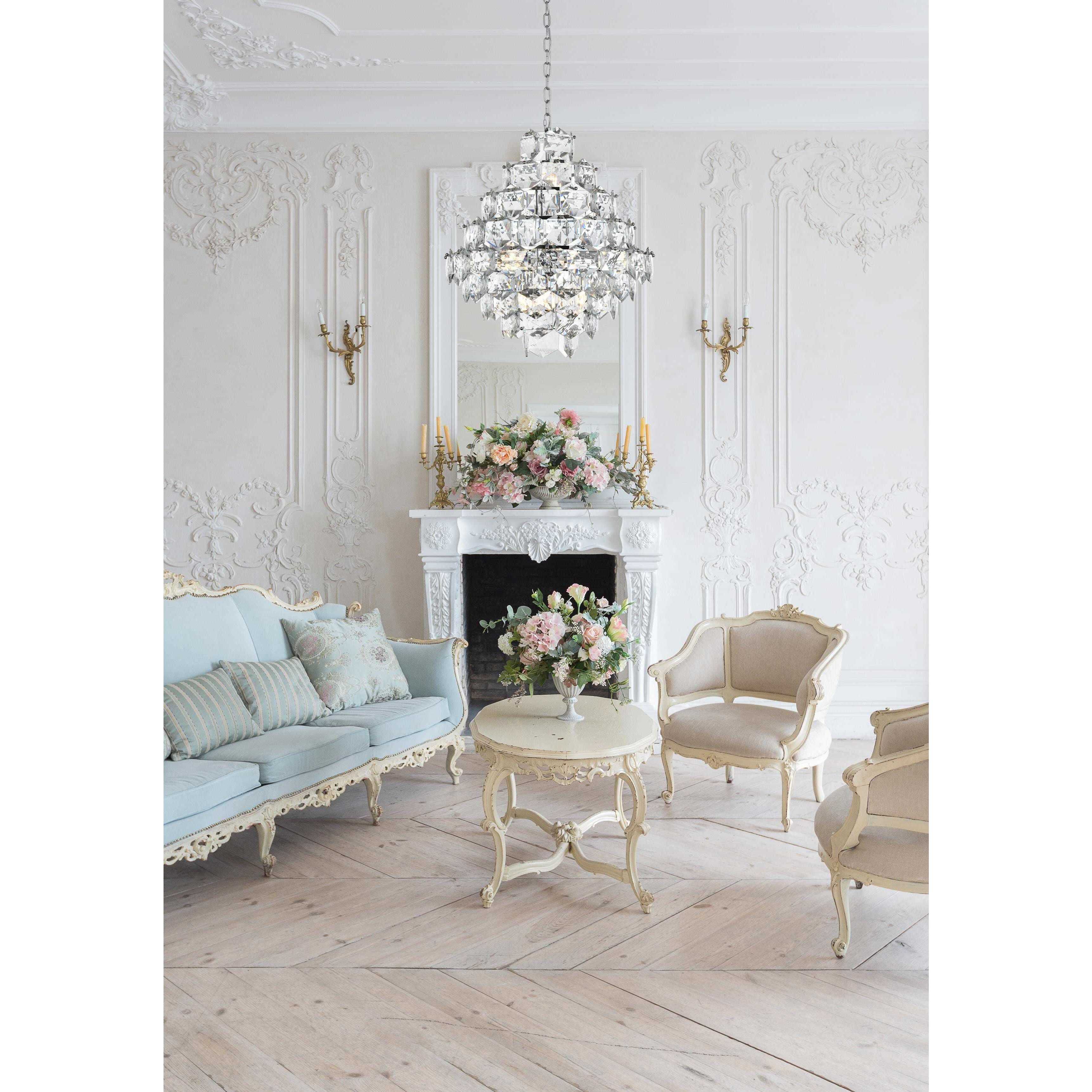 Adaline 15 Light 24 inch Chrome Chandelier Ceiling Light