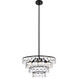 Ella 6 Light 20 inch Black Pendant Ceiling Light