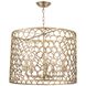 Cabana 5 Light 23 inch Natural Brass Chandelier Ceiling Light