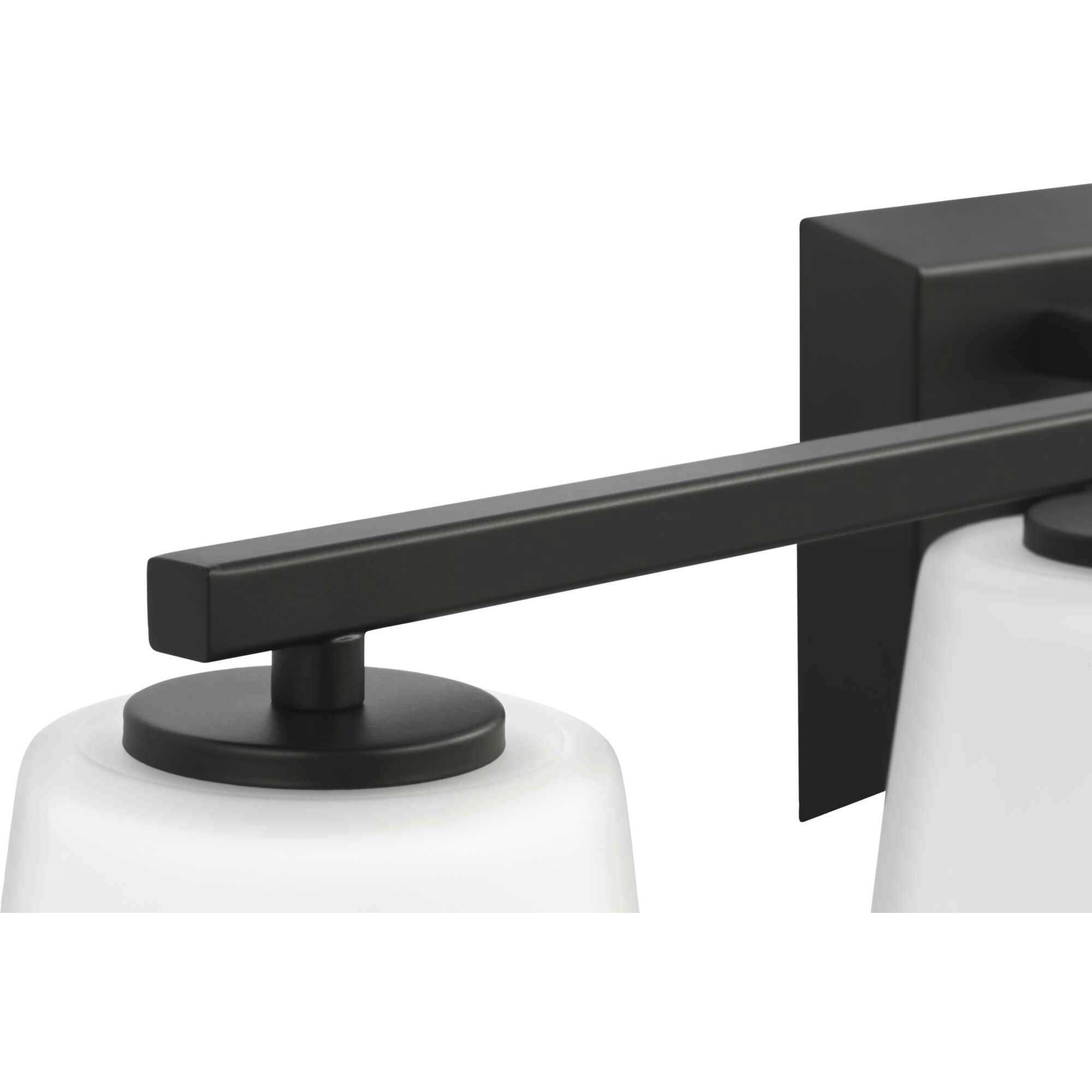 Vertex 4 Light 29 inch Matte Black Bath Light Wall Light