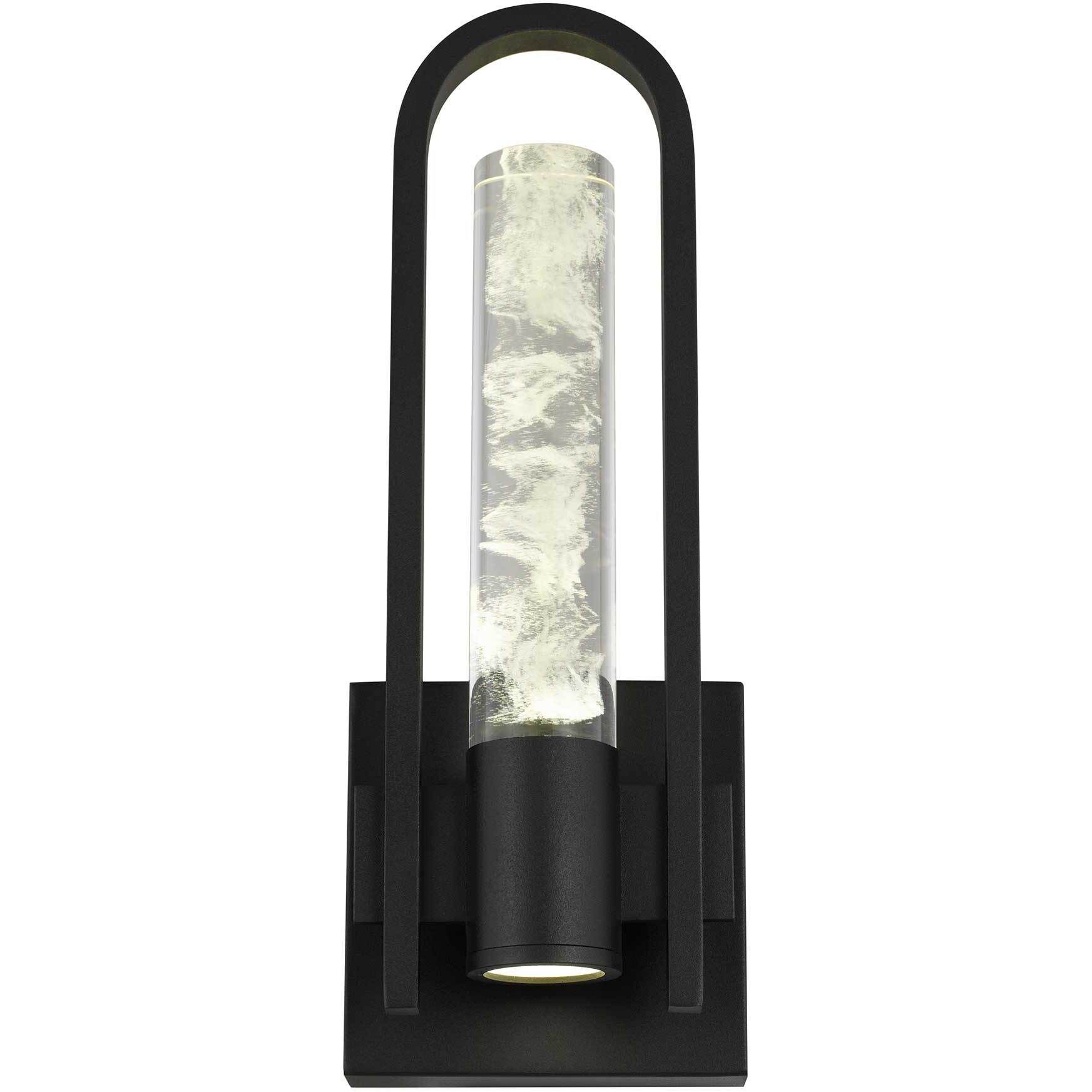 Arch LED 12.75 inch Sand Black Outdoor Wall Sconce
